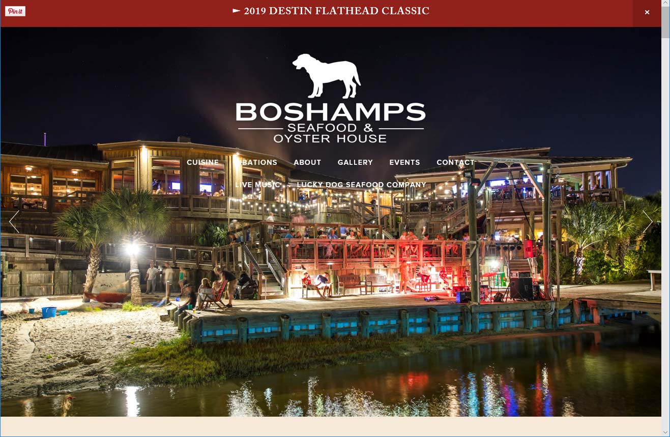 Boshamps | A great restaurant on Destin Harbor near our condo rentals | Destin FL Rentals